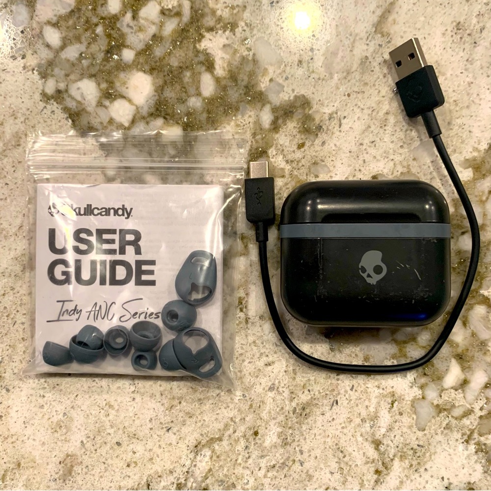 Used Skullcandy Indy ANC Bluetooth wireless earbuds